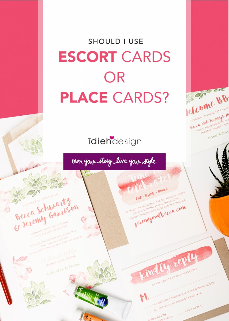 Should I Use Escort Cards or Place Cards