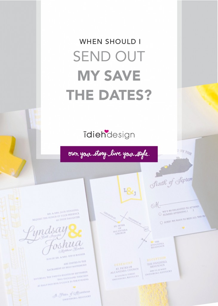 When Should I Send Out My Save the Dates