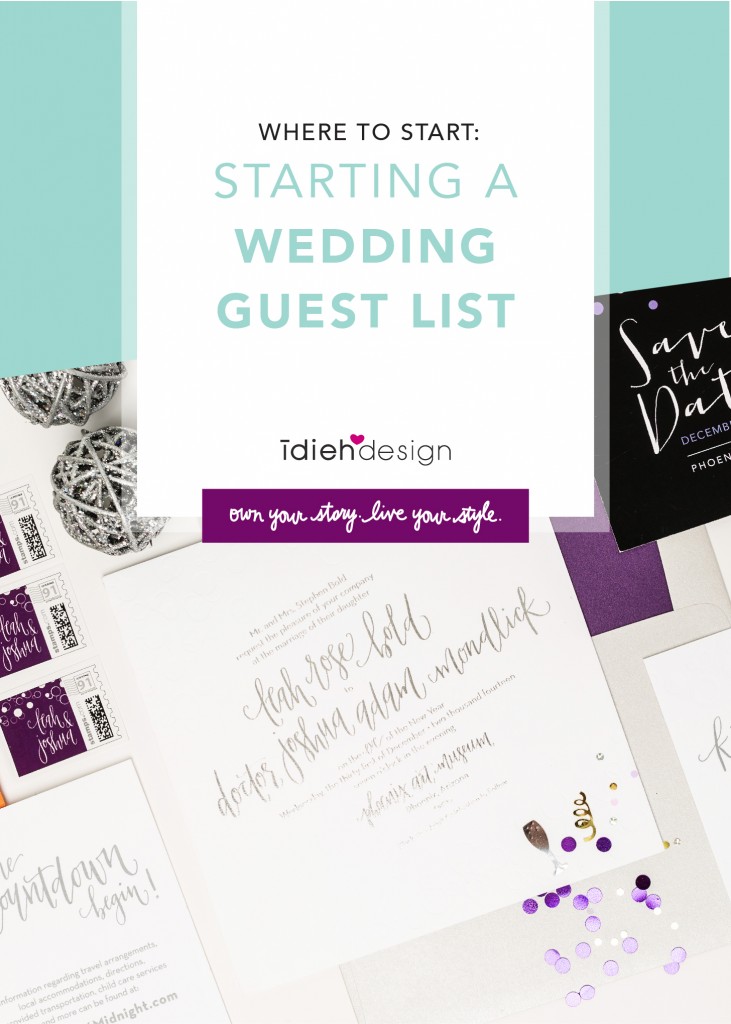 Where To Start: Starting A Wedding Guest List