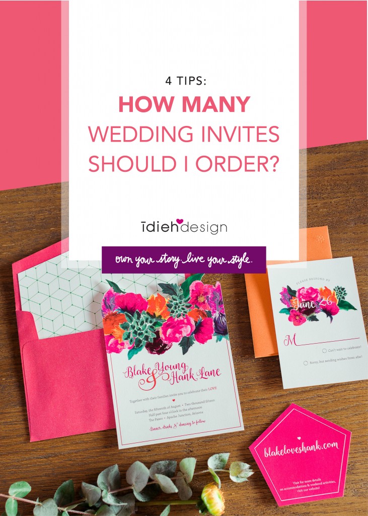 How Many Wedding Invites Should I Order?